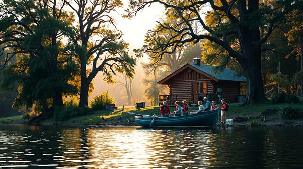 Séjour détente et pêche en famille au camping les logeries